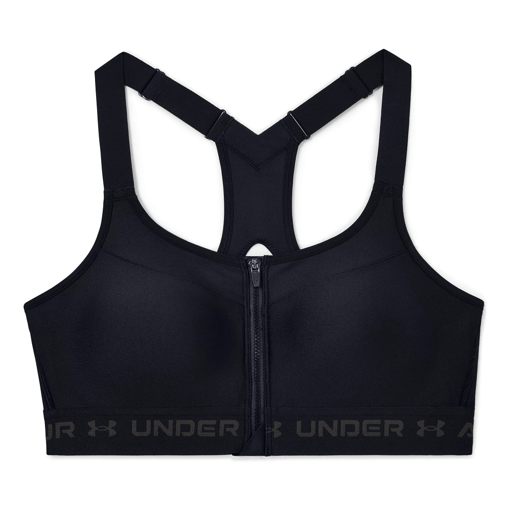 Womens Under Armour High Crossback Front Zip Sports Bras