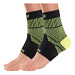 Zensah Compression Ankle Supports (Pair) - Neon Yellow