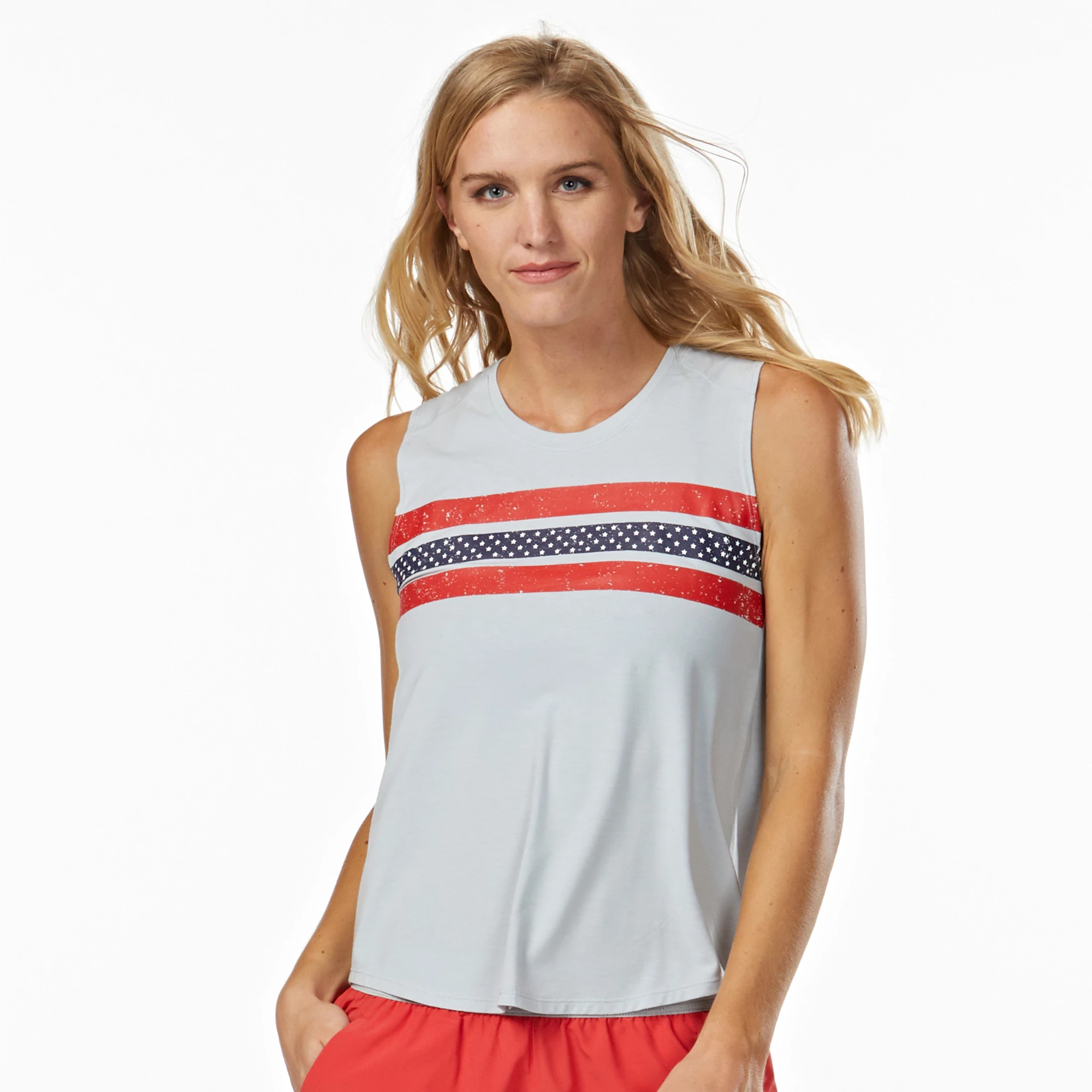 Womens Korsa Glory Tempo Sleeveless & Tank Technical Tops