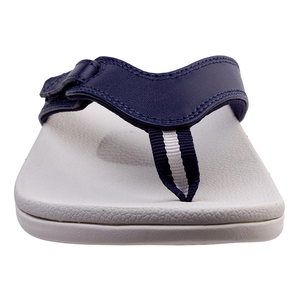 Spenco AVA Sandal Infradito Donna Con Supporto Ortopedico | Plantare Confortevole, Tomaia In Pelle Regolabile, Colore Marino, Taglia 41