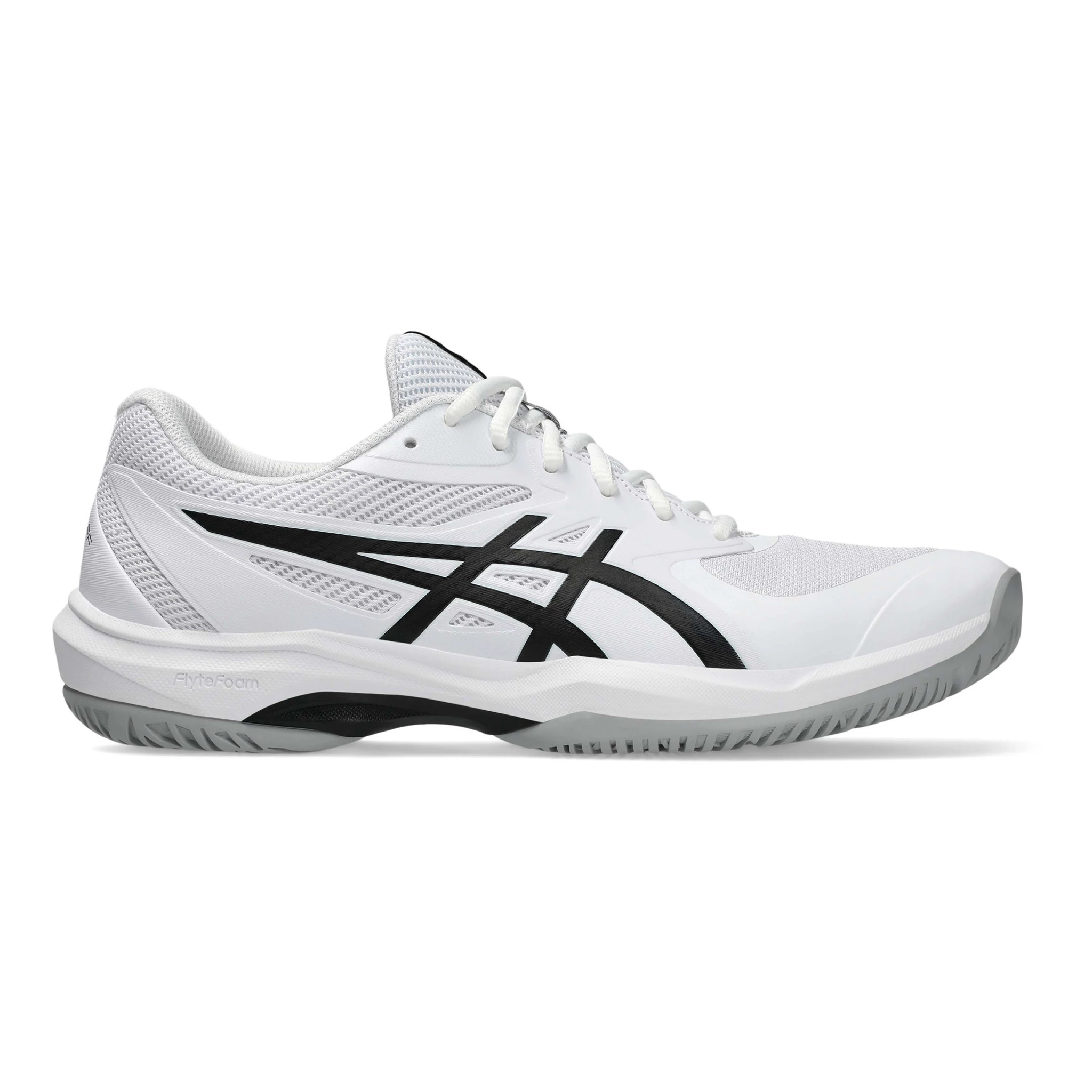 Men's ASICS Game FF - White / Black, Size: 10.5, Medium | Footwear - Road Runner Sports