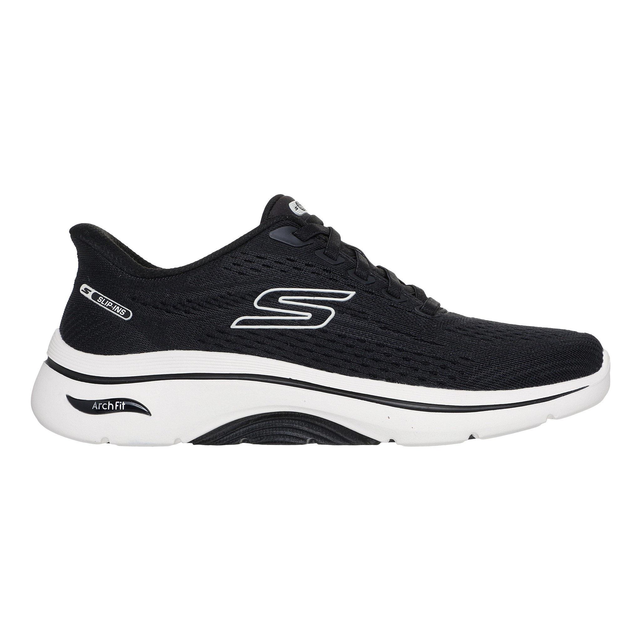 Skechers Women's Skechers GO WALK Arch Fit 2.0 - Kathy - Black / White, Size: 5.5, Medium | Footwear - Road Runner Sports - $94.95 at Road Runner Sports