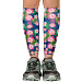 Zensah Fun Print Compression Leg Sleeves - Floral