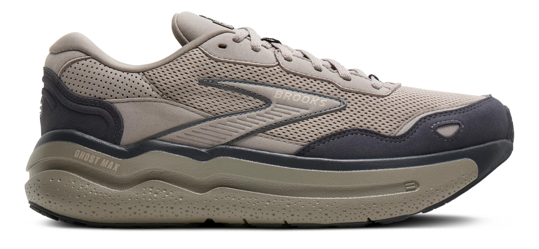 Mens Brooks Ghost Max 2 Suede Running Shoe | Road Runner Sports