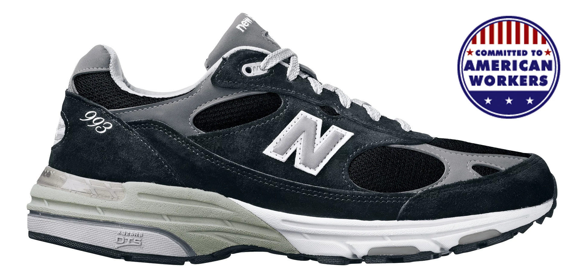 Mens New Balance 993 Running Shoe - Black