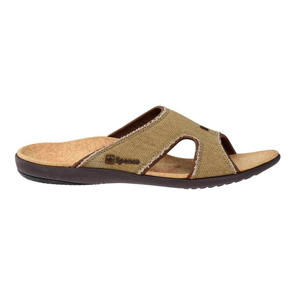 Men s Spenco Kholo Canvas Slide Sandals