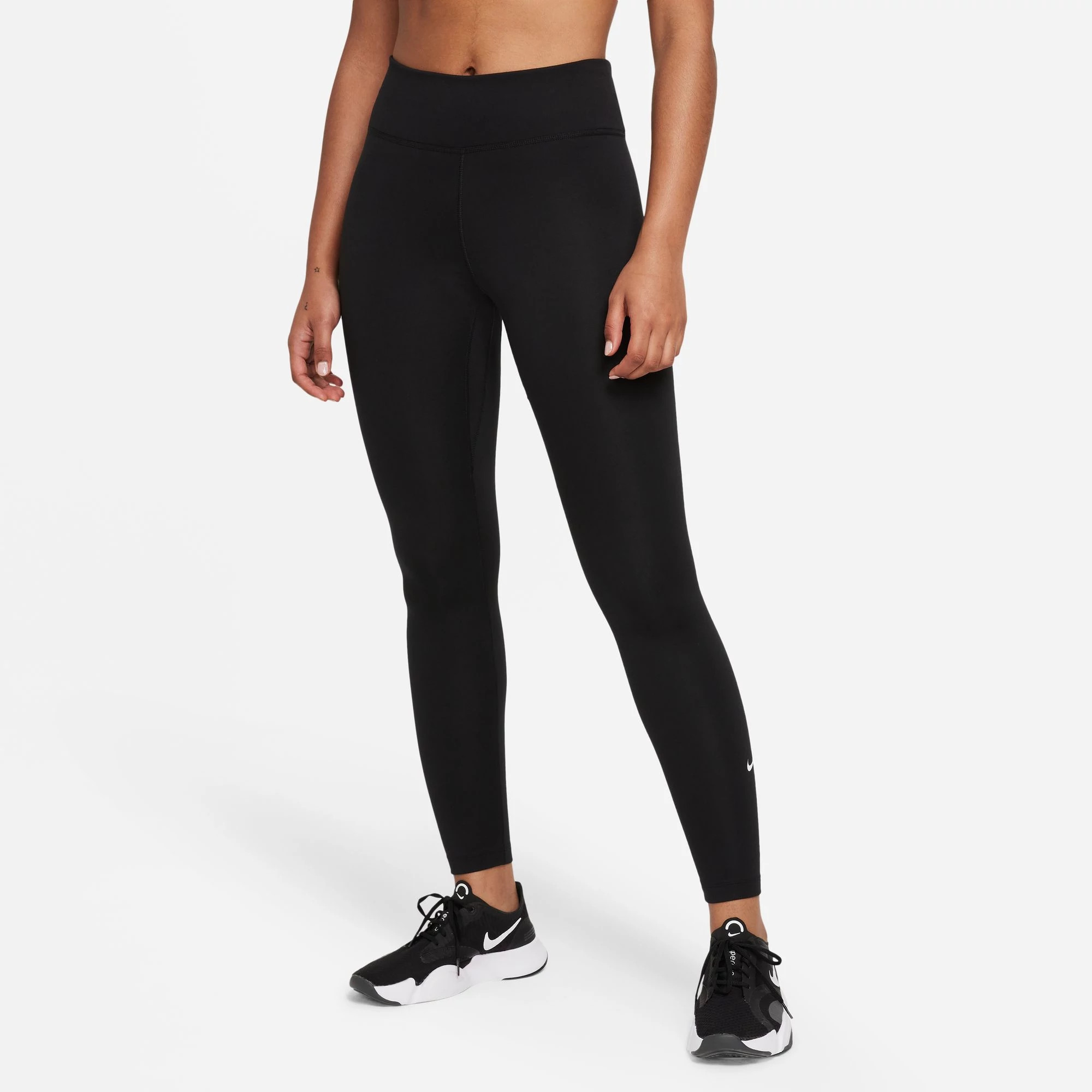 Nike One Therma Fit Mid Rise Full Length Tights