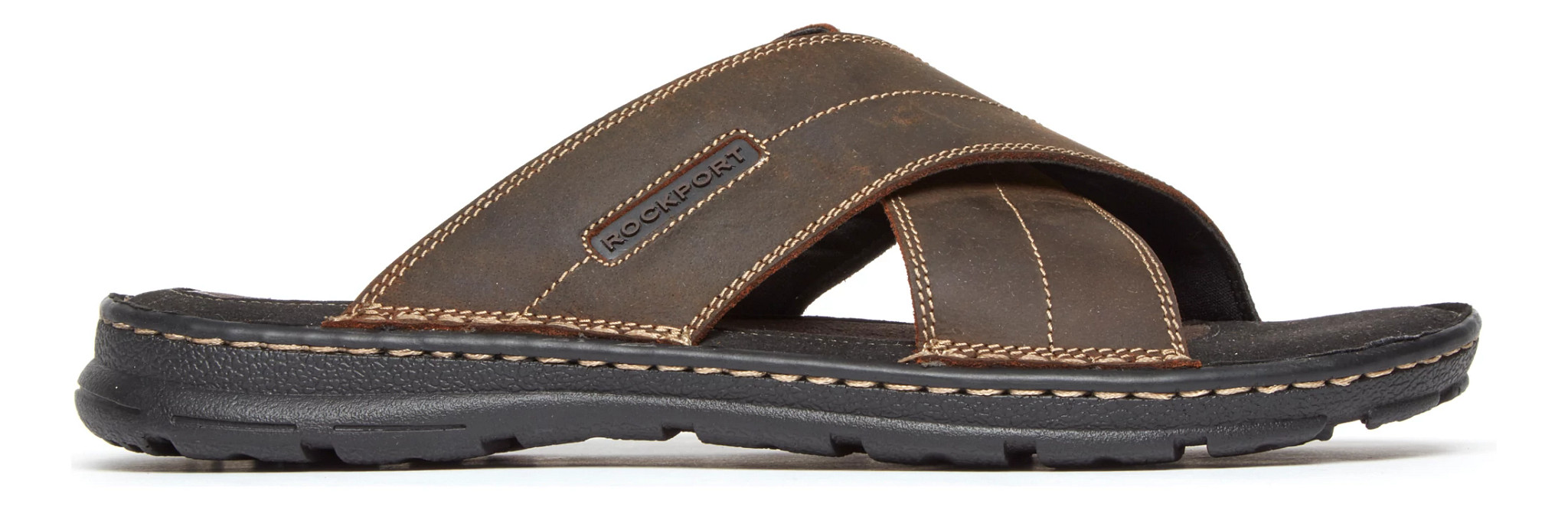 Men s Rockport Darwyn Cross Band Slide Sandal