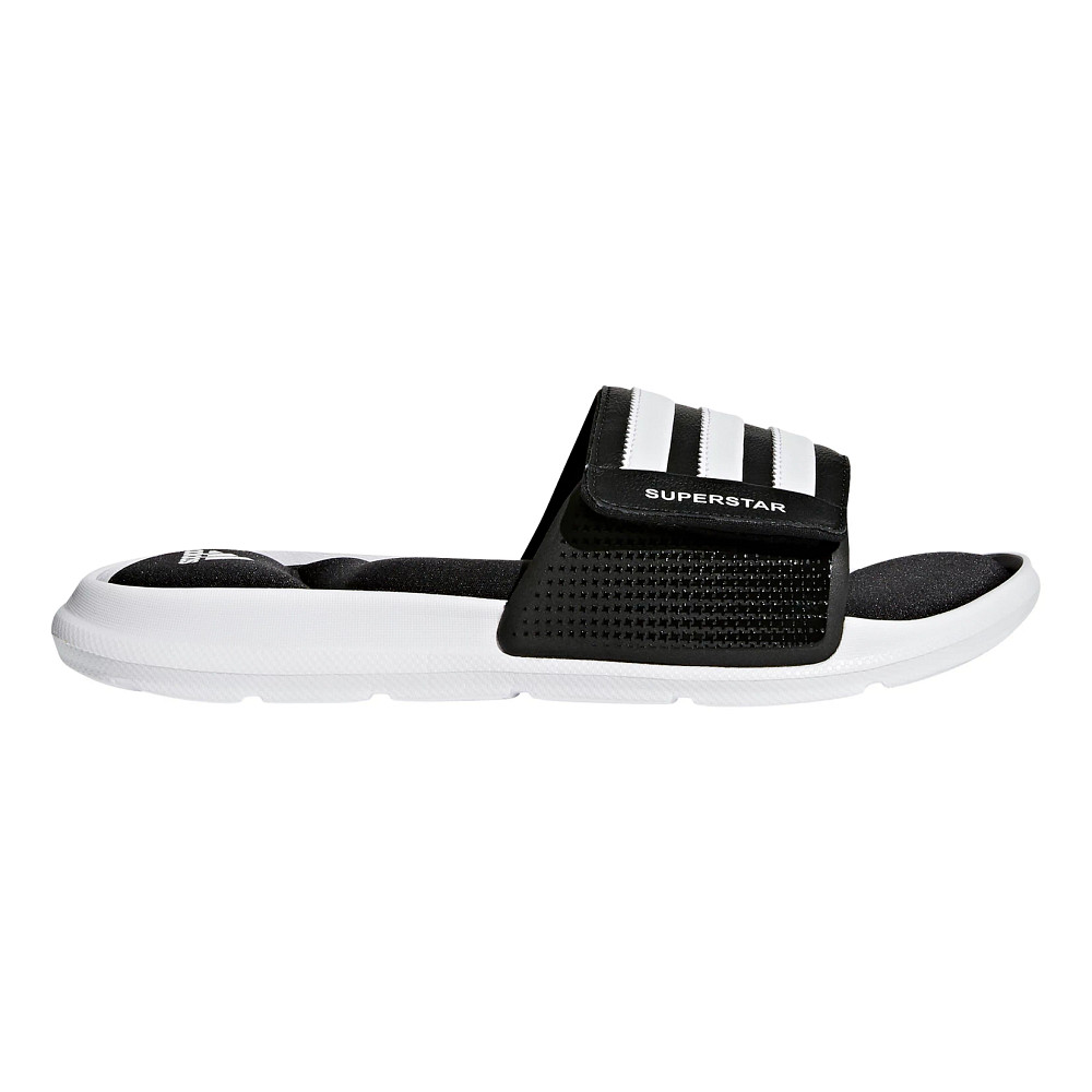 Men's superstar 5g 2025 sandals  black/white