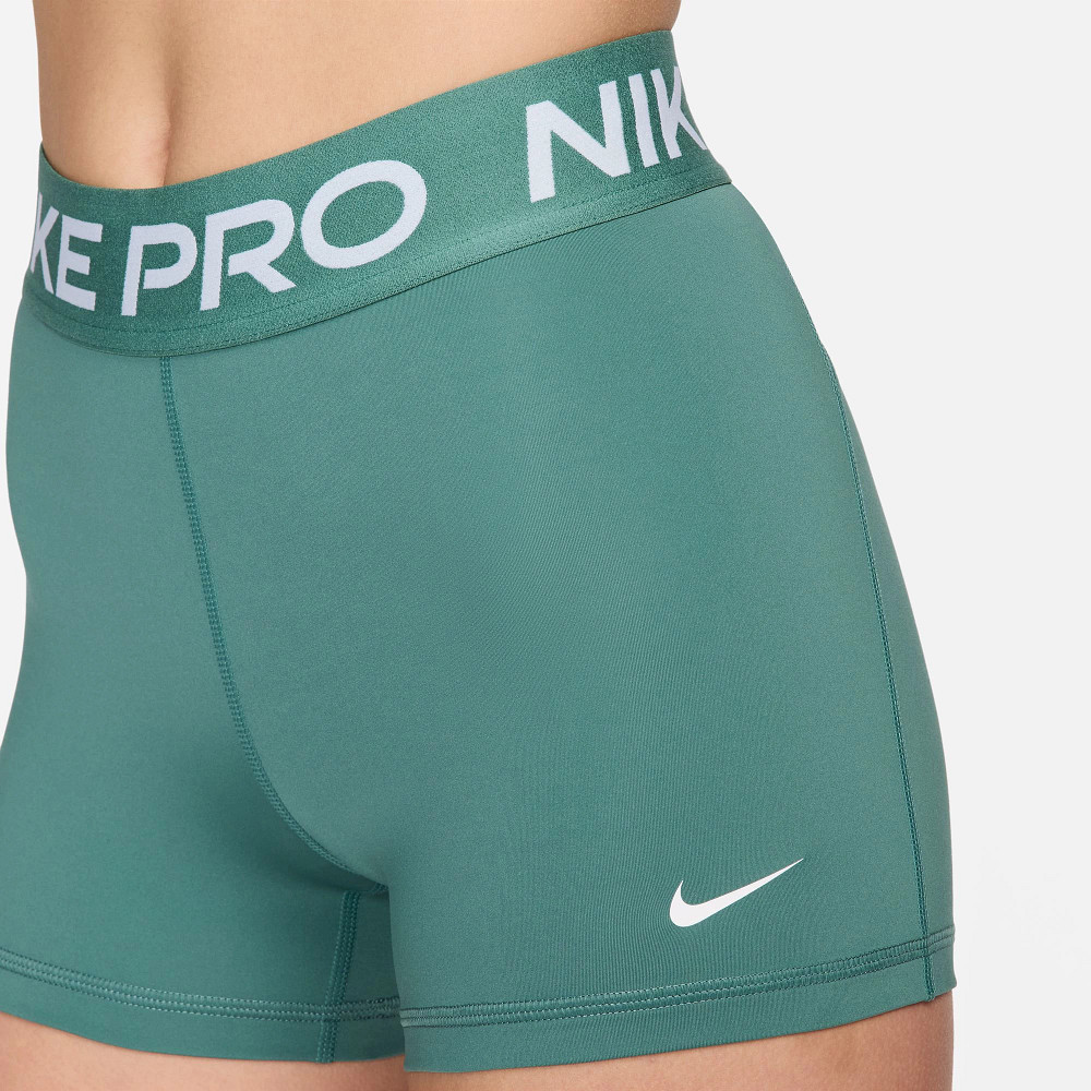 Nike Womens Pro 3 Inch Compression Shorts (as1, Alpha, l, Regular, Regular,  White/Black/Black)