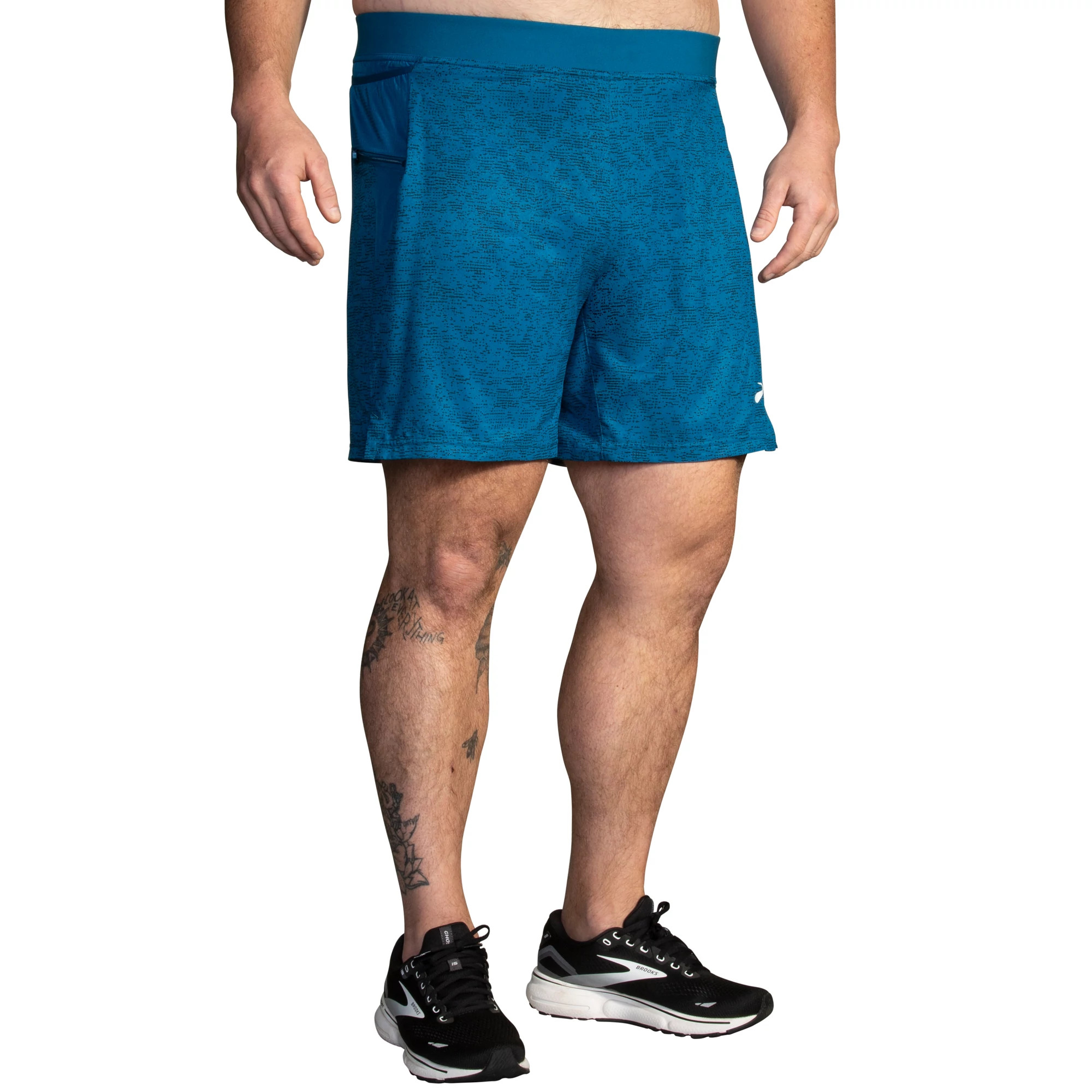 Mens Brooks Sherpa 7" 2in1 Shorts