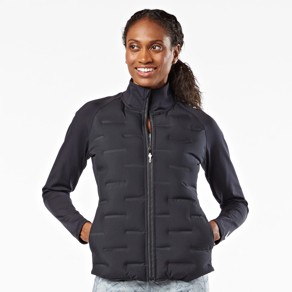 Running jacket black womens sales