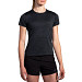 Women's Brooks Luxe Short Sleeve - Heather Deep Black