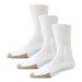 Thorlo Tennis Thick Padded Crew 3 Pack Socks - White