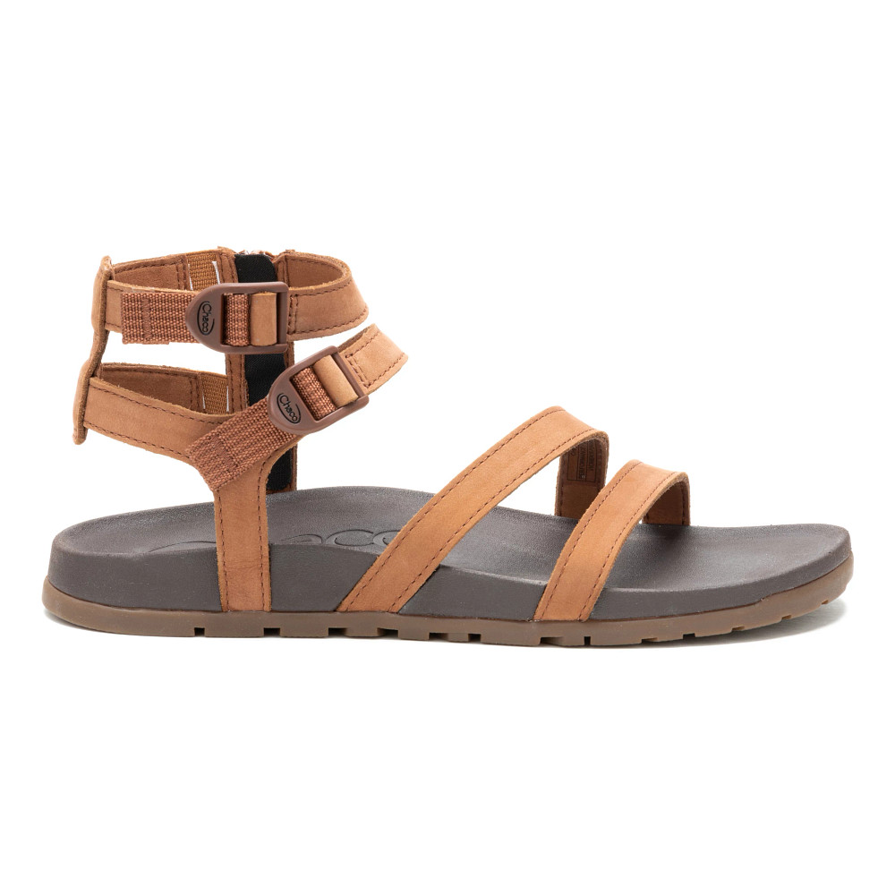 Chaco Women's Lowdown Strappy High Sandal Nutshell 10