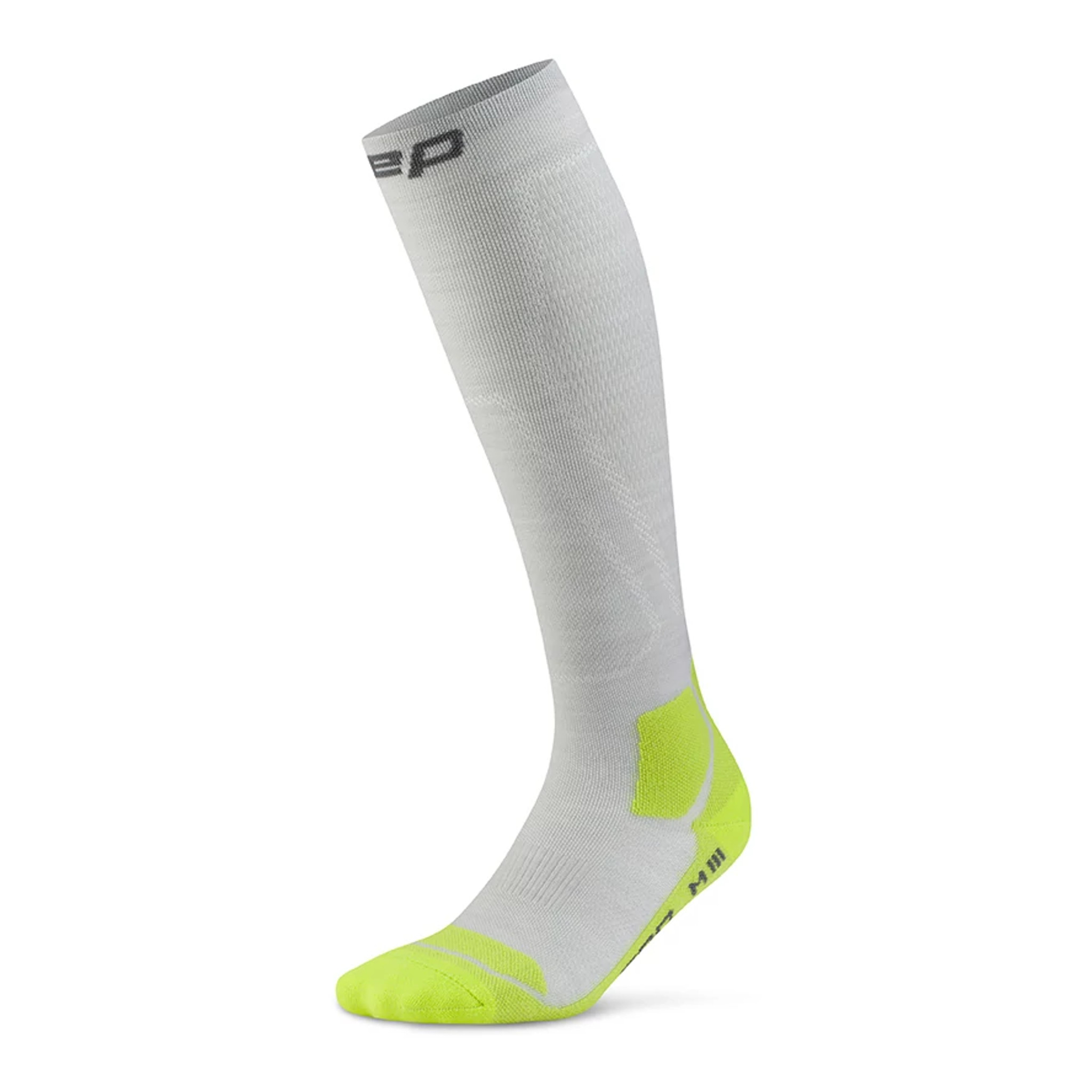 CEP Men's CEP Hiking Light Cushion Tall Compression Socks - Grey / Acid Lime, Size: 3 | Accessories - Road Runner Sports - $59.95 at Road Runner Sports