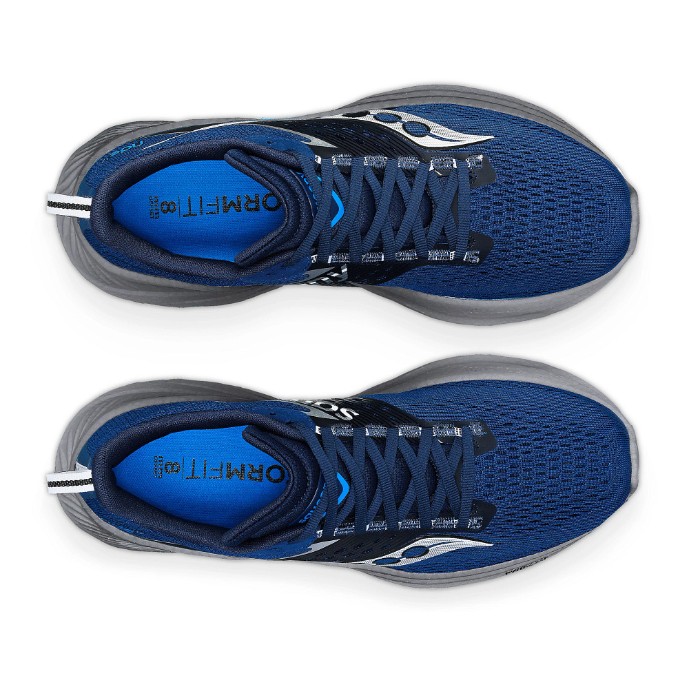 Men's saucony blue shoes online