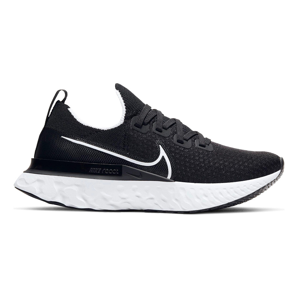 Women s React Infinity Run Flyknit B Regular Running Shoe Black White Dark Grey Regular B 11.5