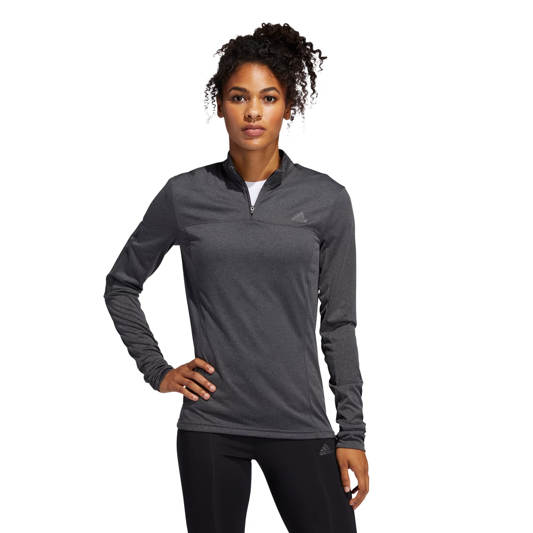 Womens Adidas Own The Run Half-Zips Hoodies Technical Tops