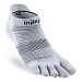Injinji Run Lightweight No Show Socks - Grey
