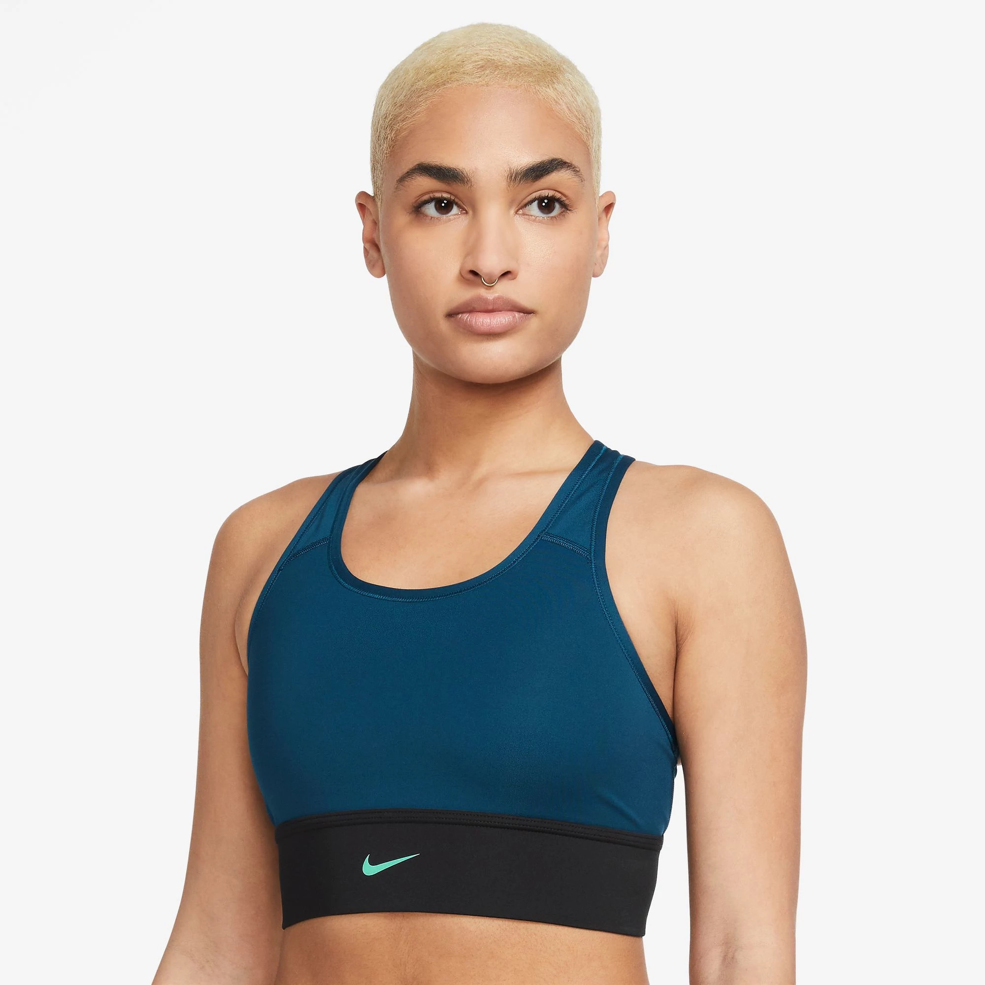 Womens Nike Dri-FIT Swoosh Longline Bras