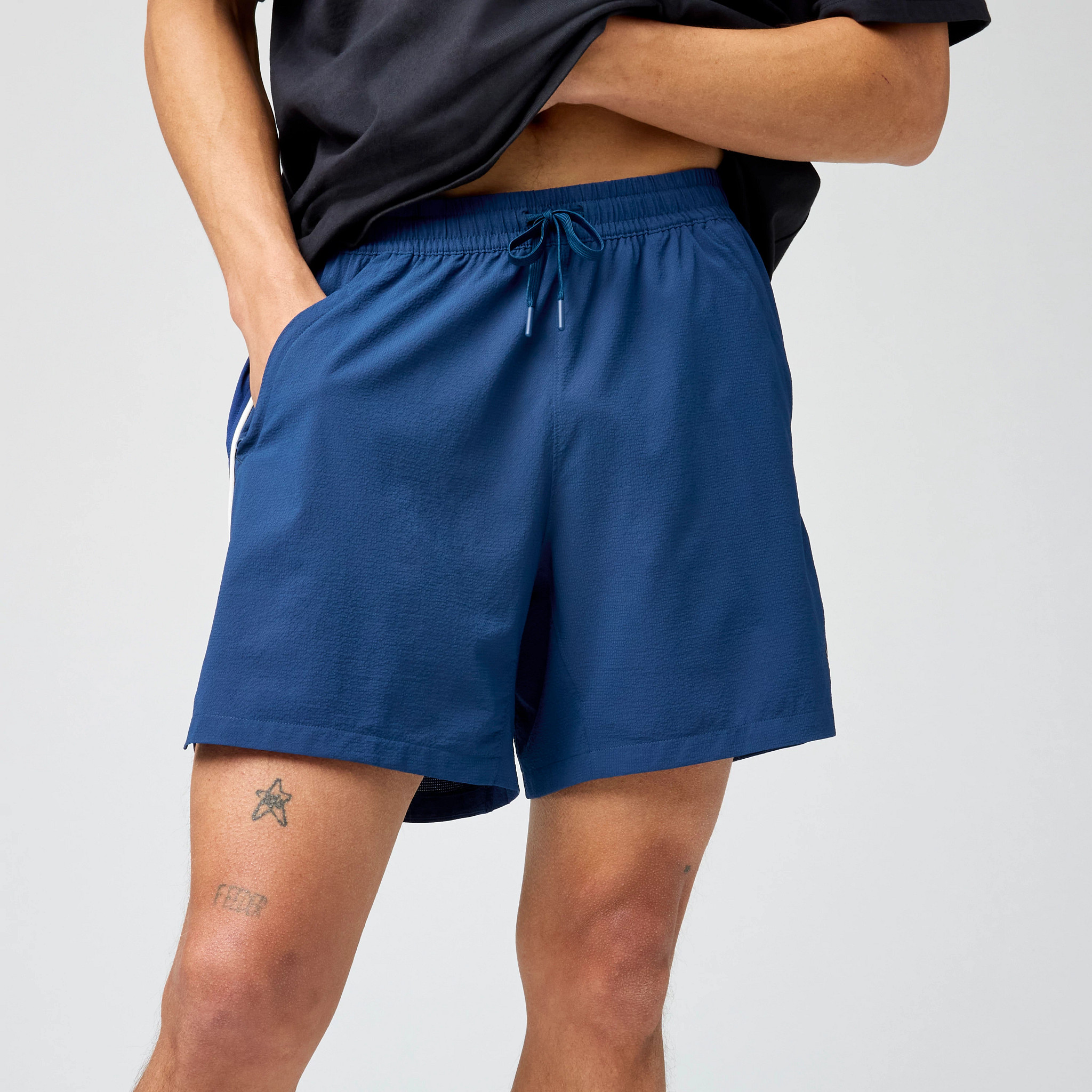 Men's Brooks Movement Short - Abyss Blue, Size: L | Apparel - Road Runner Sports