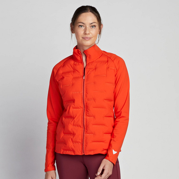 Brooks running best sale jacket womens orange