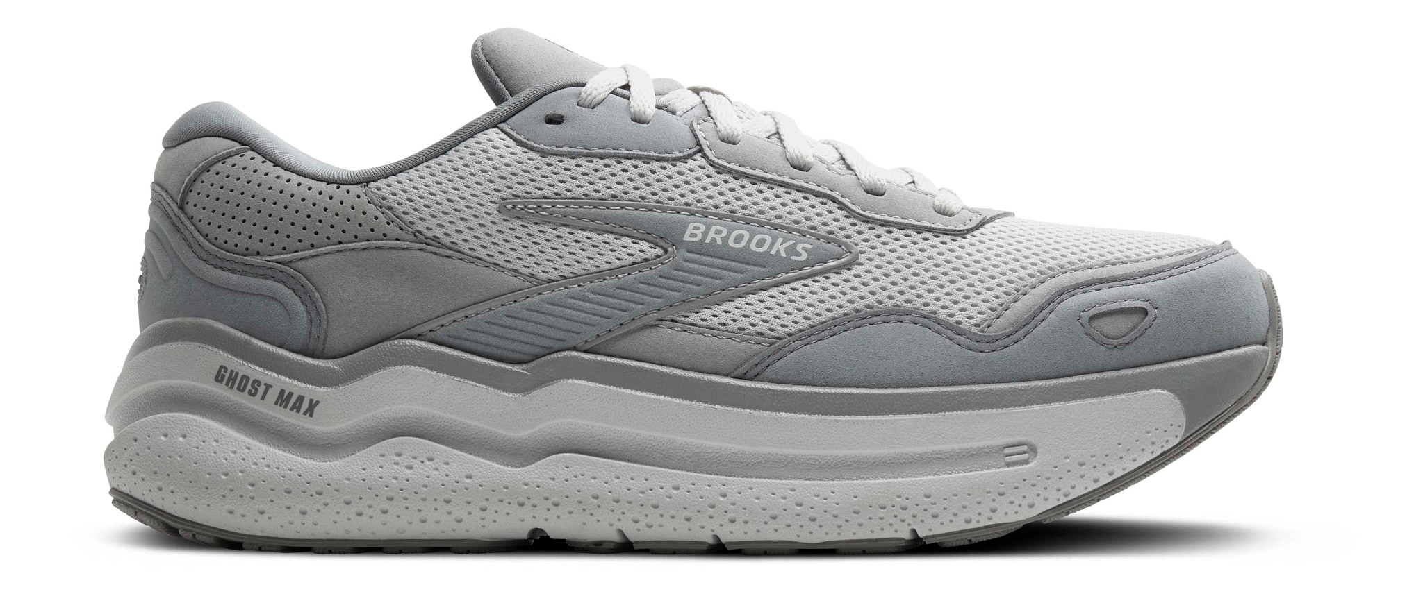 Mens Brooks Ghost Max 2 Suede Running Shoe