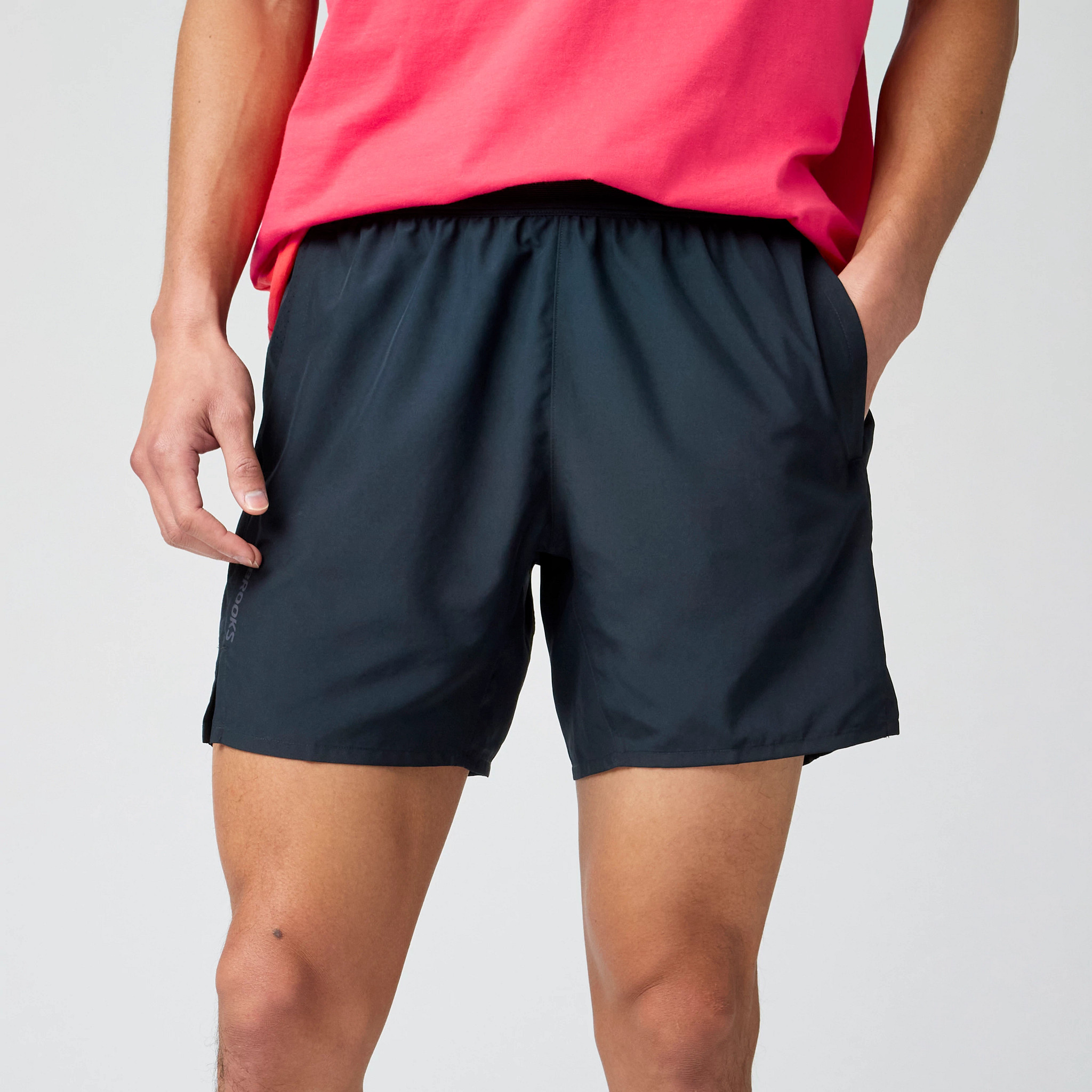 Men's Brooks Dash Short - Black, Size: XS | Apparel - Road Runner Sports