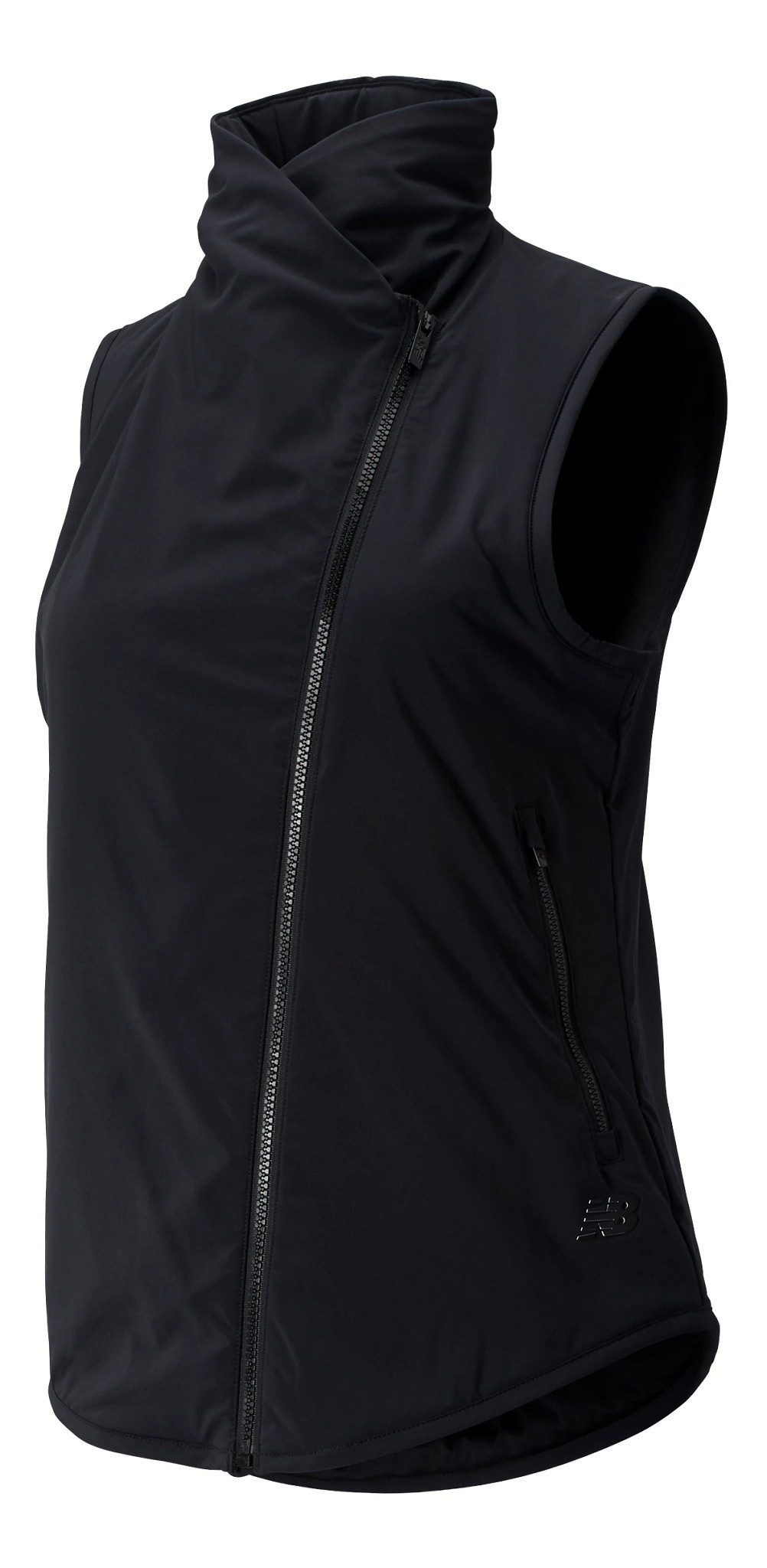 Womens New Balance Determination NB Heat FLX Asym Vests Jackets