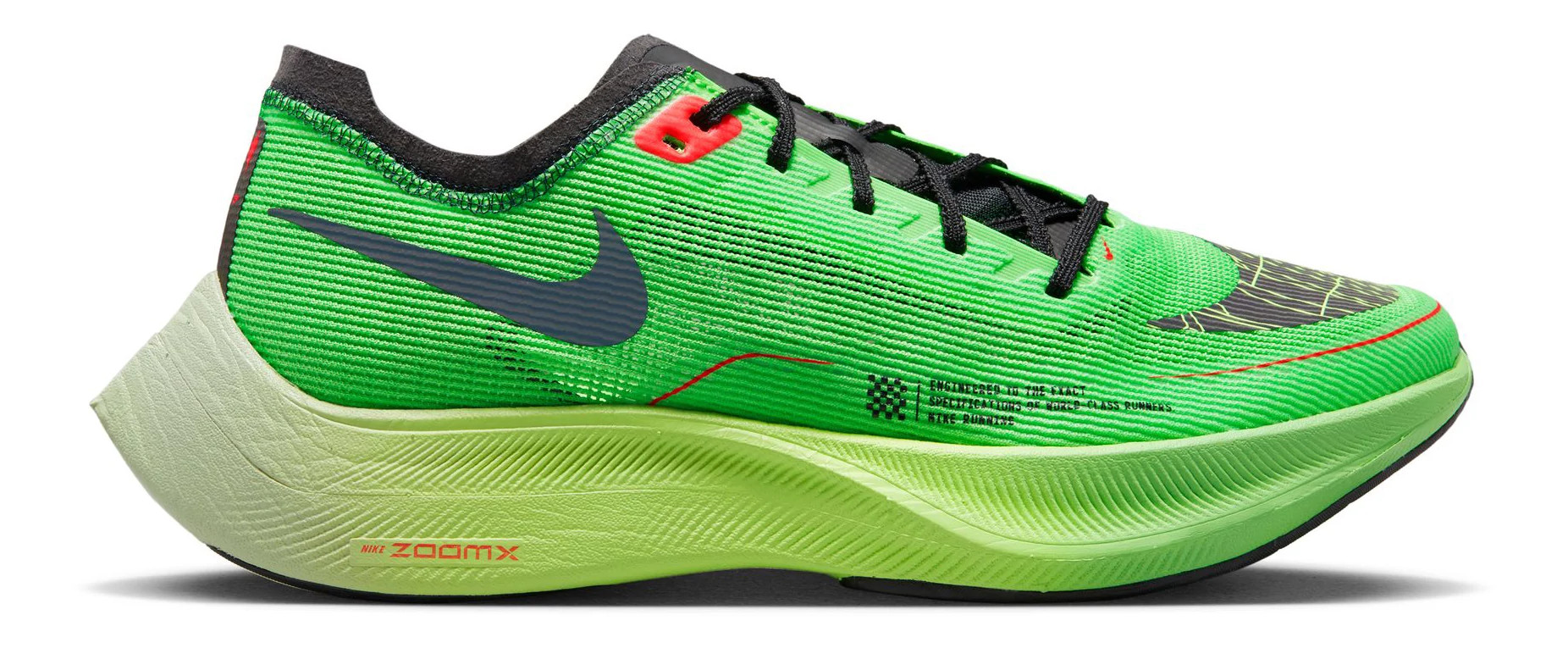 Nike ZoomX Vaporfly Next% 2 Hakone Running Shoe - Scream Green/Black