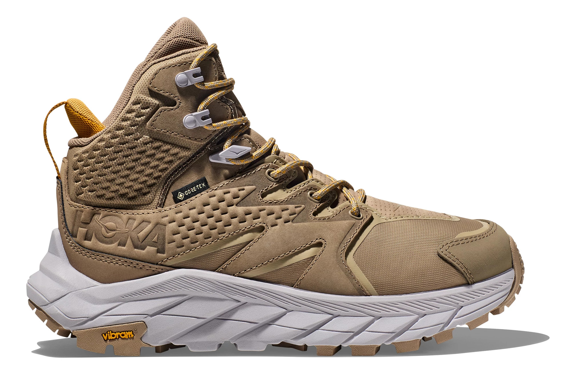 ショートブーツ・ブーティ HOKA ONE ONE Women's Anacapa Mid GTX Hiking Boots Dune HOKA ONE ONE® Anacapa 2 Mid GTX for Women | HOKA ONE ONE®