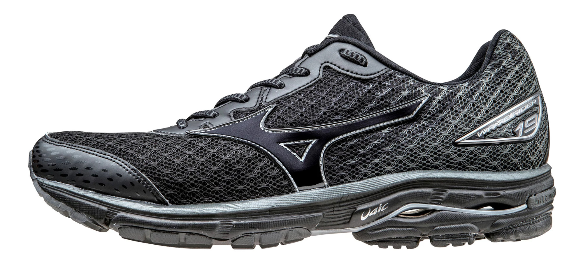 Mizuno wave rider 19 black new arrivals