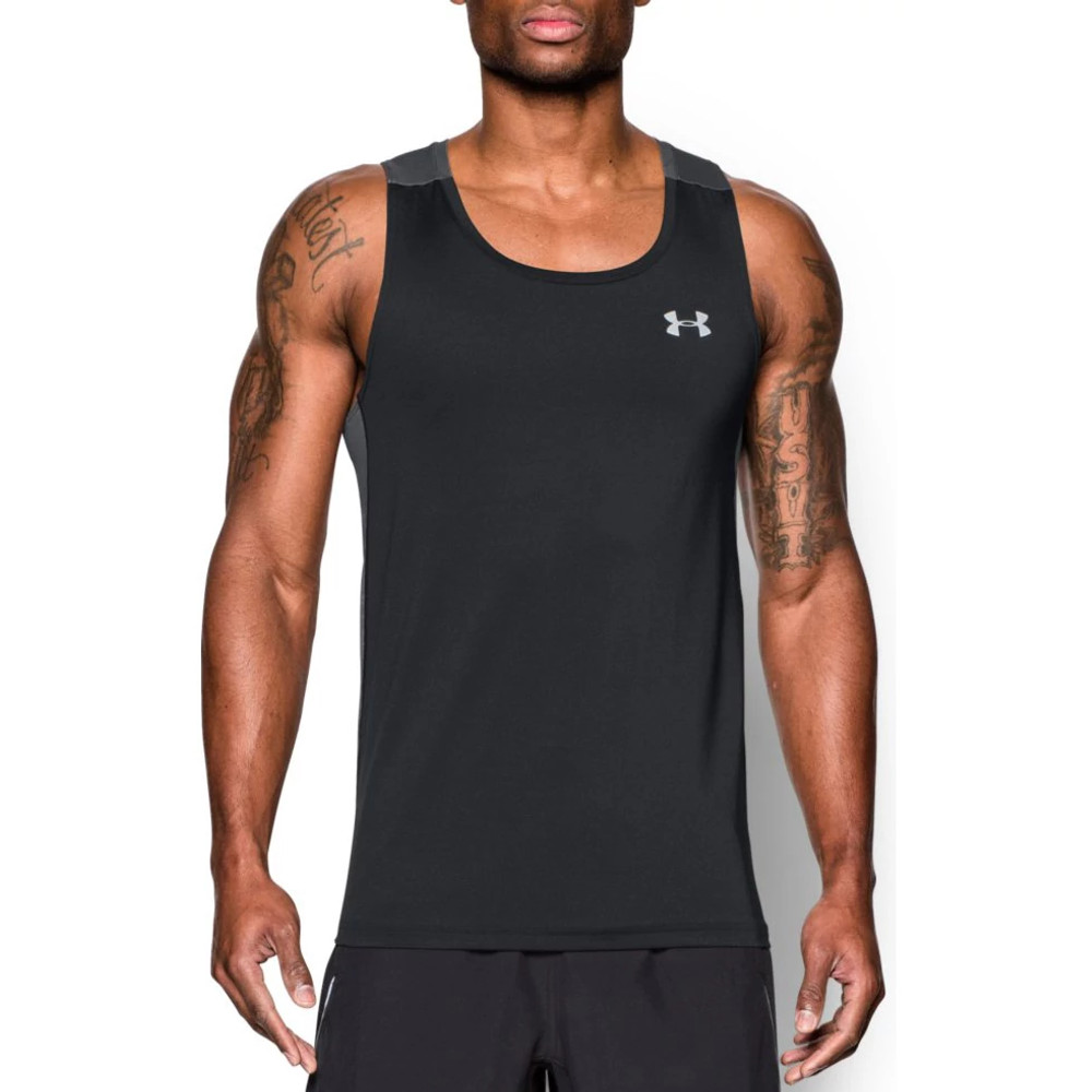 Mens Under Armour HeatGear CoolSwitch Compression Sleeveless & Tank  Technical Tops