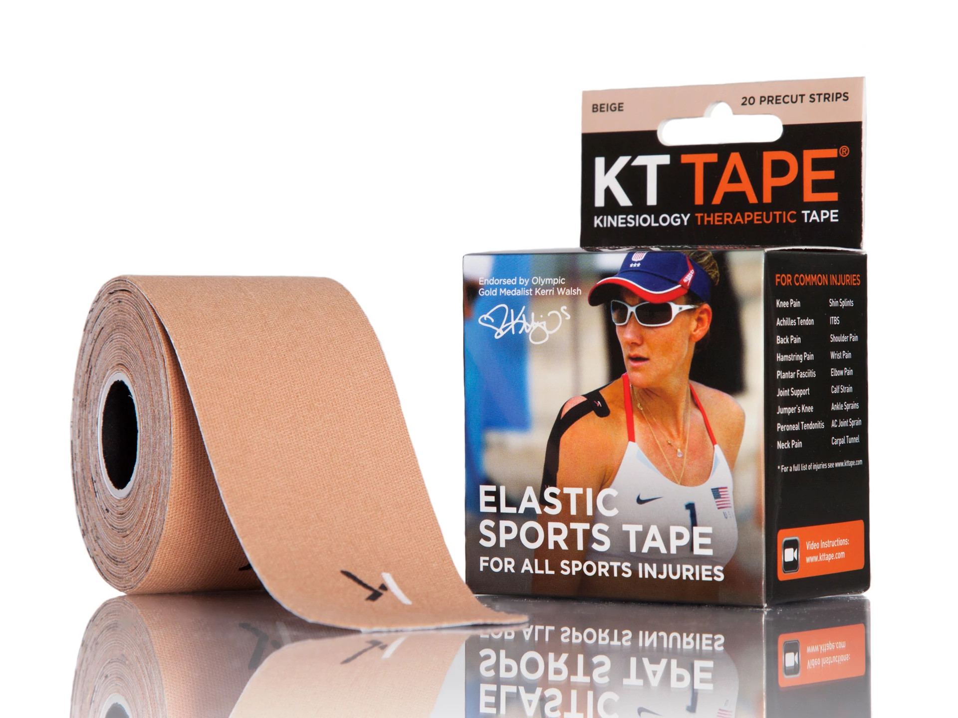 KT Tape Pre-Cut 20 ct Injury Recovery