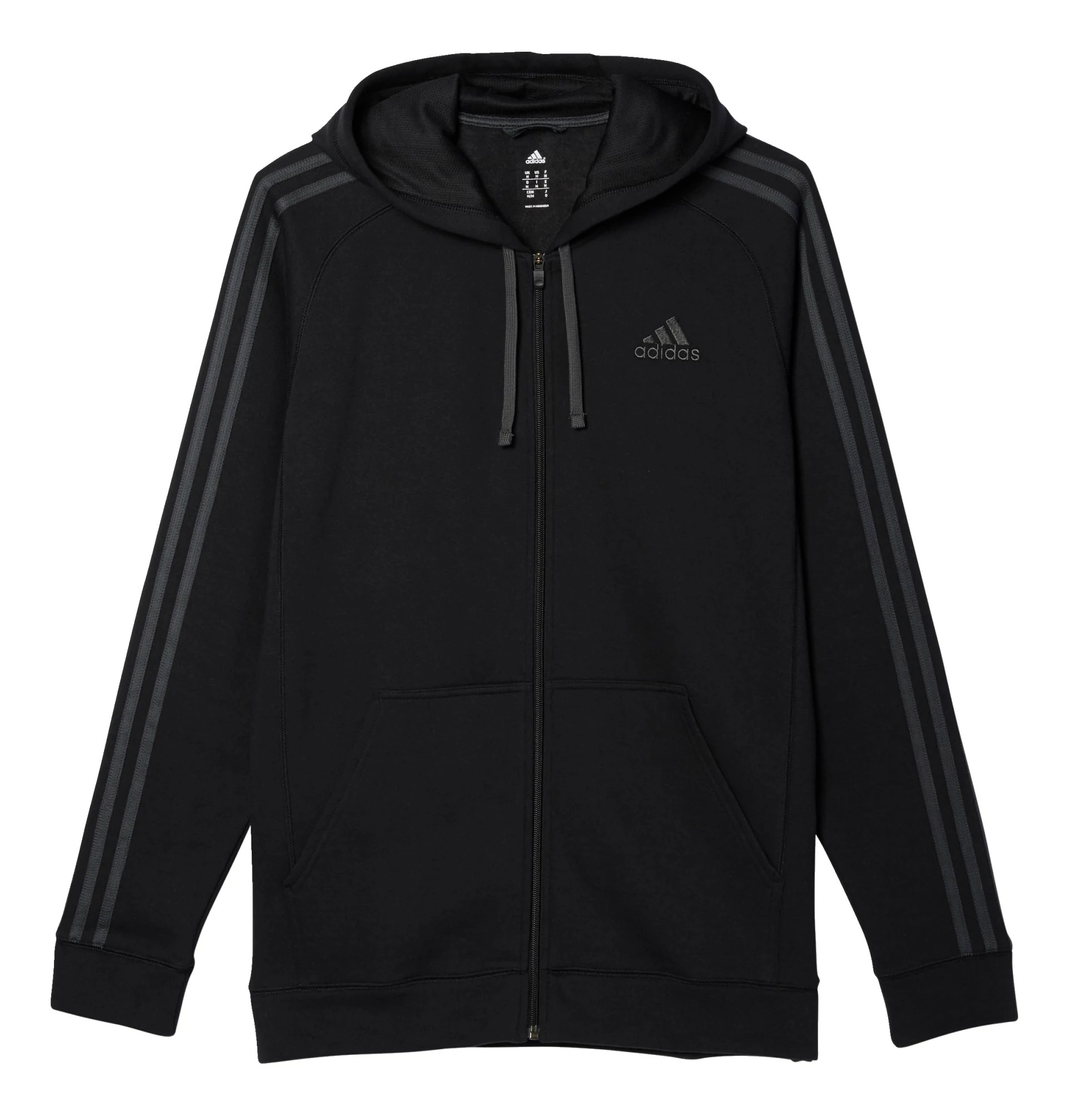 Mens Adidas Essential Cotton Fleece Full-Zip Casual Jackets