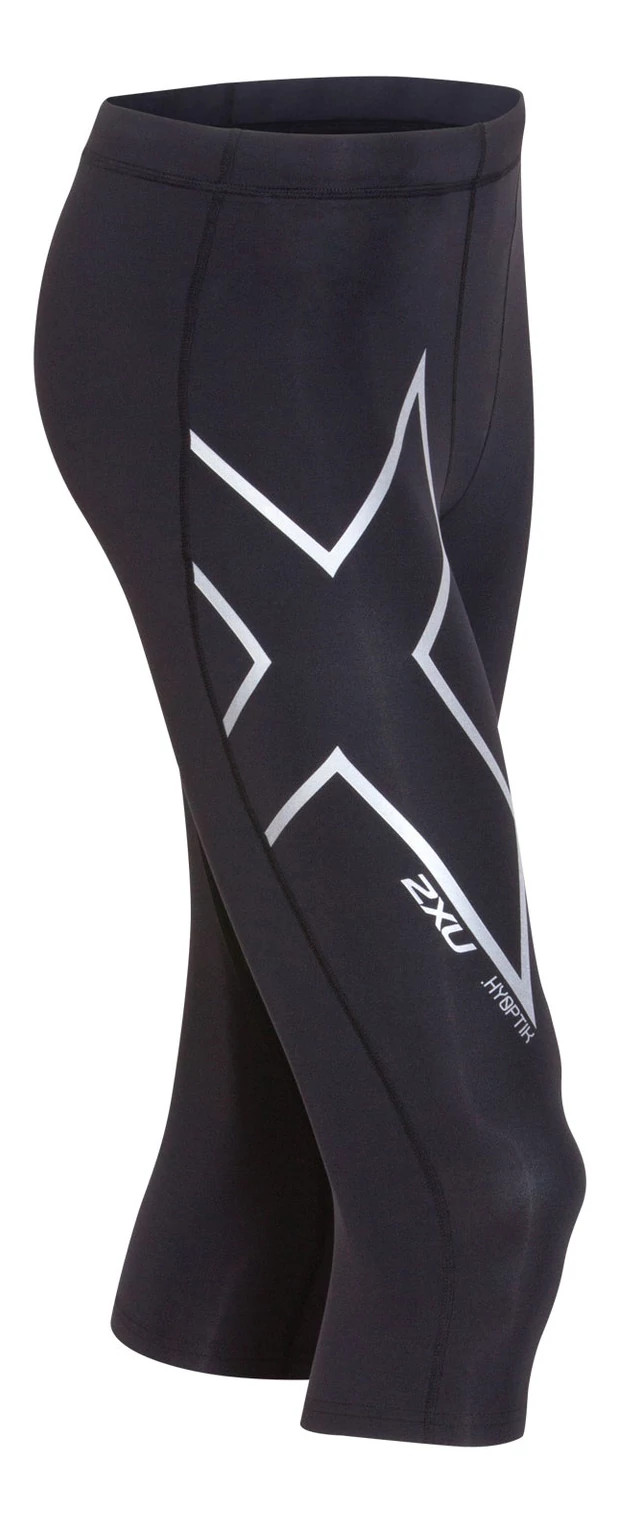 2XU Men's Hyoptik Thermal Cold Weather Compression 3/4 Athletic Tights