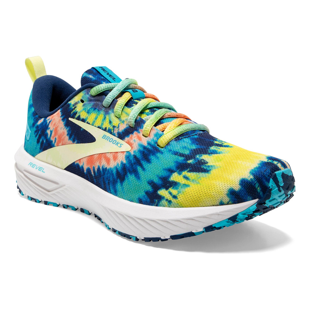 Mens Brooks Revel 6 Tie Dye Running Shoe