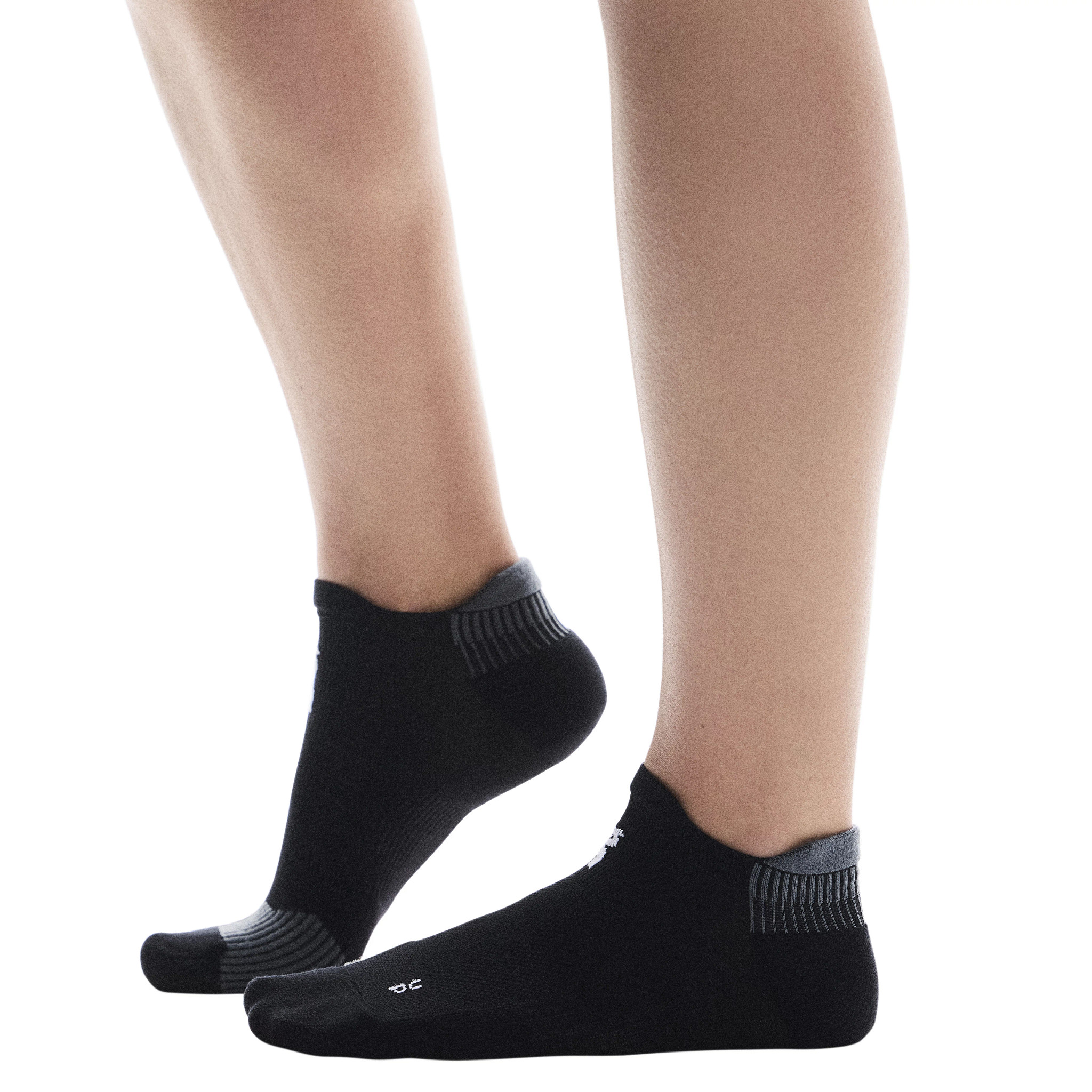 On Performance Run Sock Low - Black / Eclipse, Size: L | Accessories - Road Runner Sports