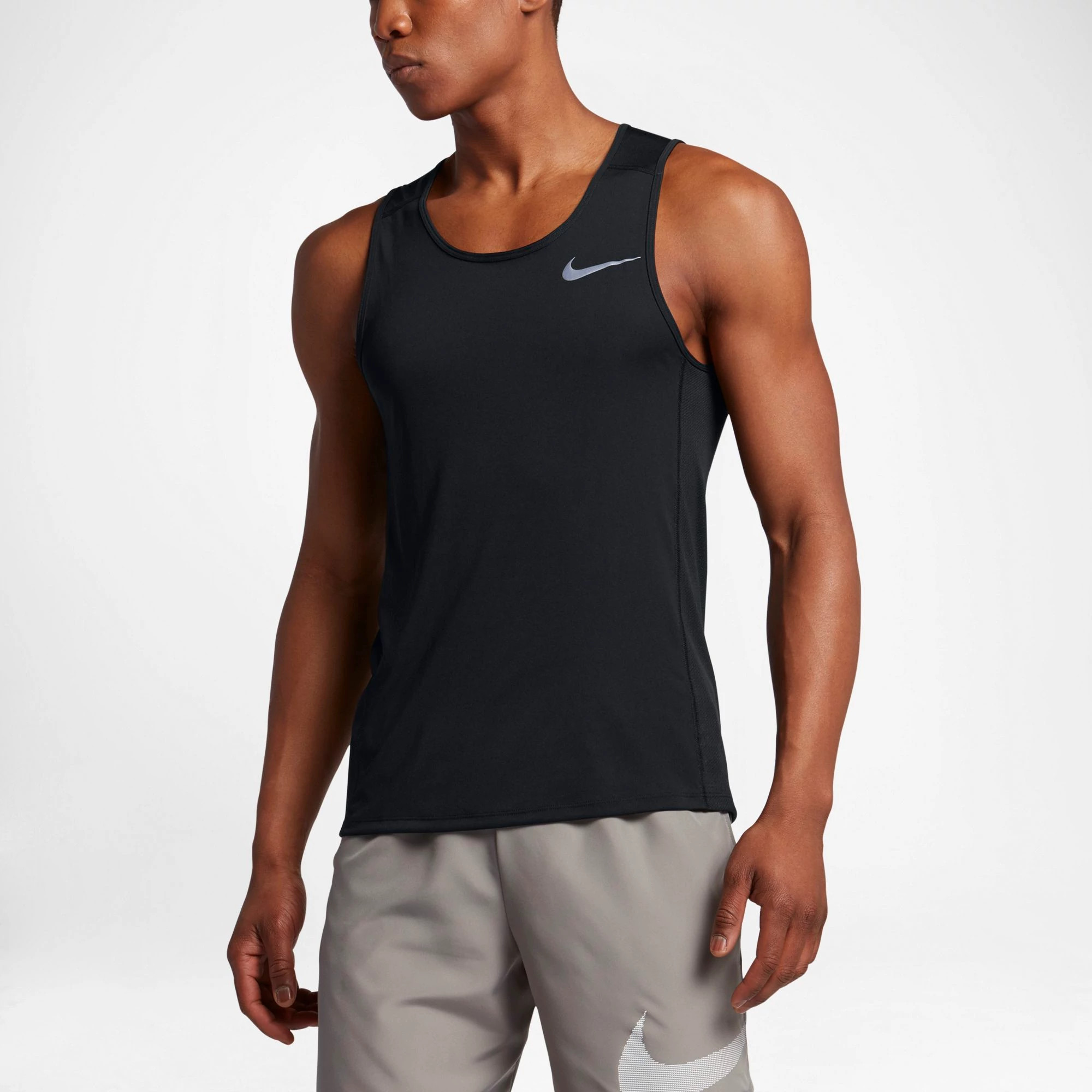 Nike Miler Run Division Hybrid Sleeveless T-Shirt Green