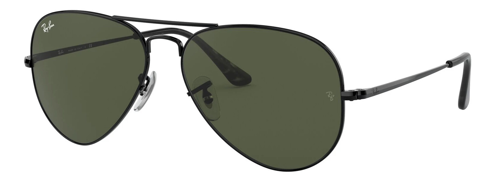 Ray-Ban Aviator Classic Sunglasses with Crystal Green lens