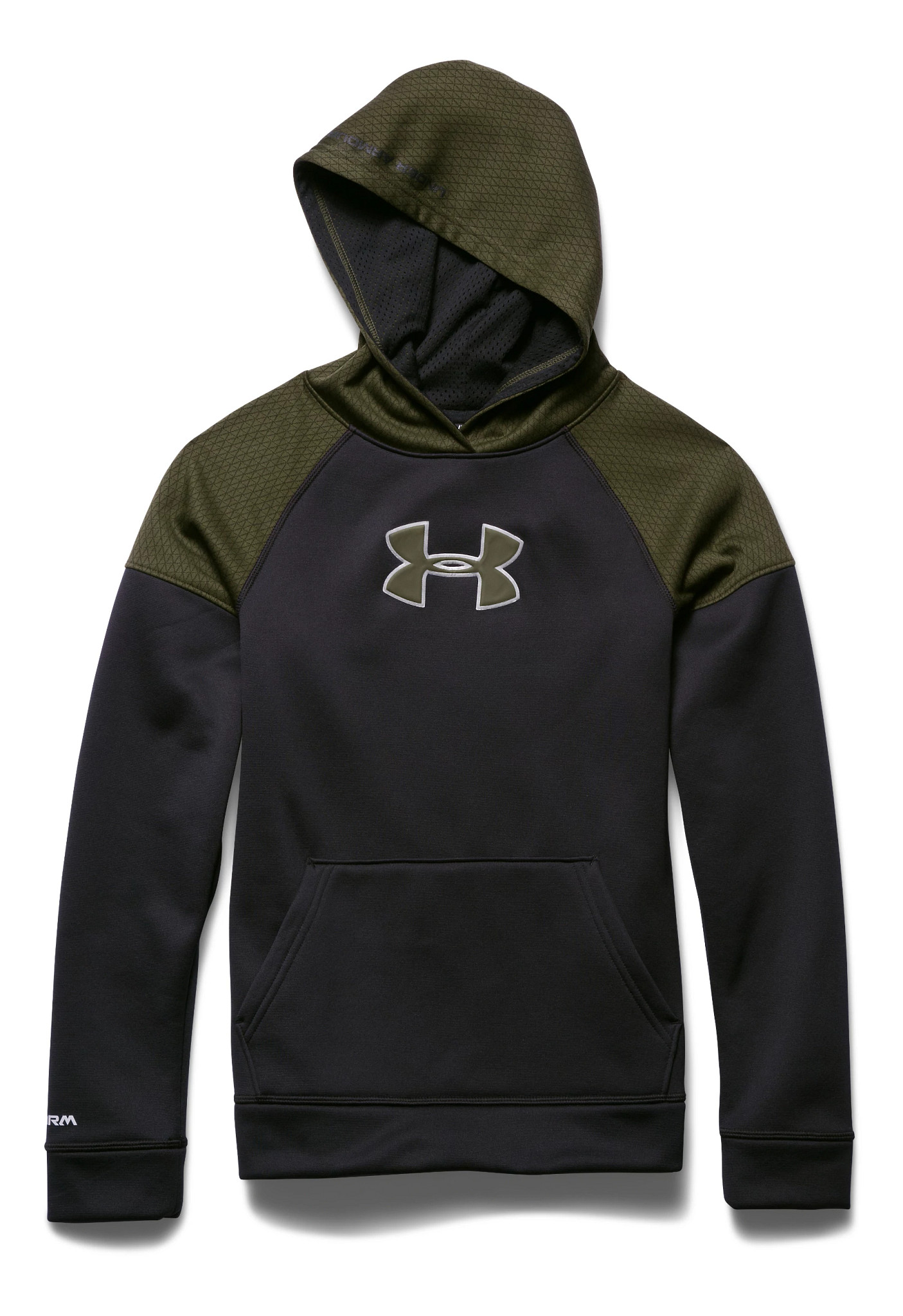 Under Armour Boys Storm Fleece Jacquard Hoody Long Sleeve Hooded Technical Tops 0703