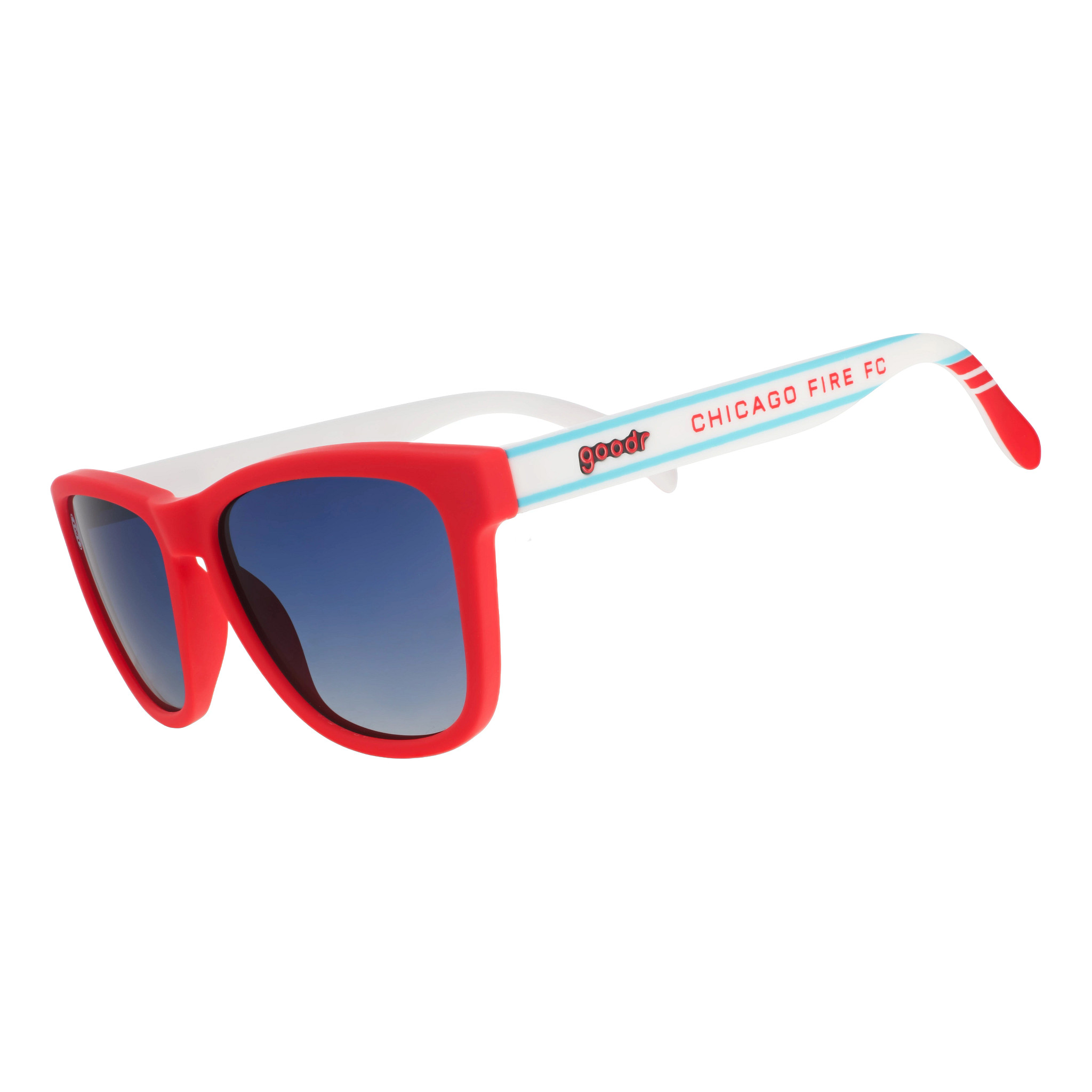 Goodr For All Chicago Sunglasses - Red White Blue, Size: OS | Accessories - Road Runner Sports