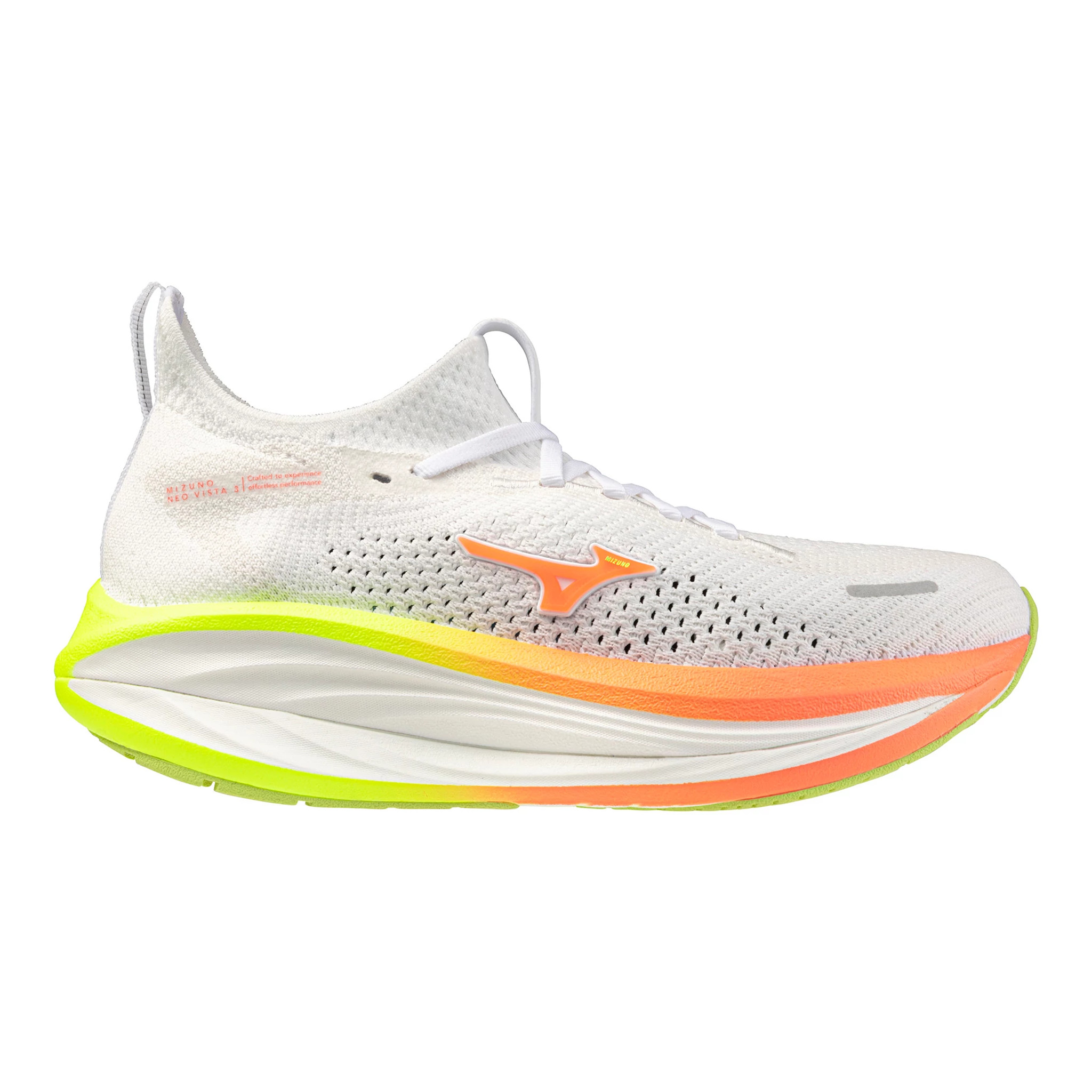 Women's Mizuno Neo Vista 3 - White / Flamingo Coral, Size: 10, Medium | Footwear - Road Runner Sports