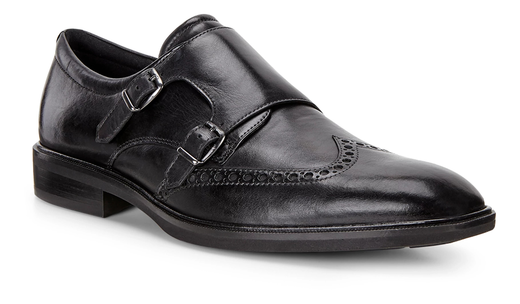 Mens Ecco Illinois Monk Strap Casual Shoe