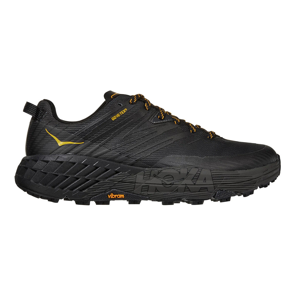 Mens HOKA Speedgoat 4 GTX Trail Running Shoe - Black