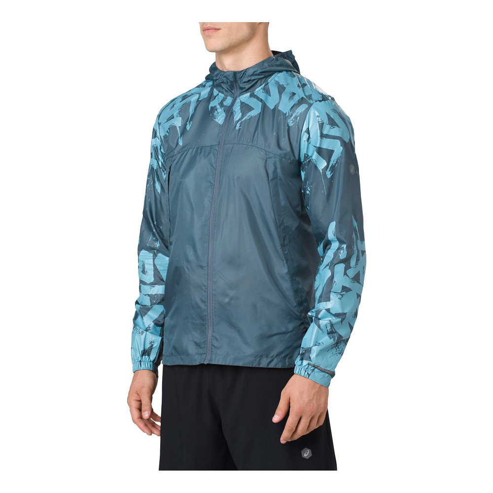 Asics packable hot sale rain jacket