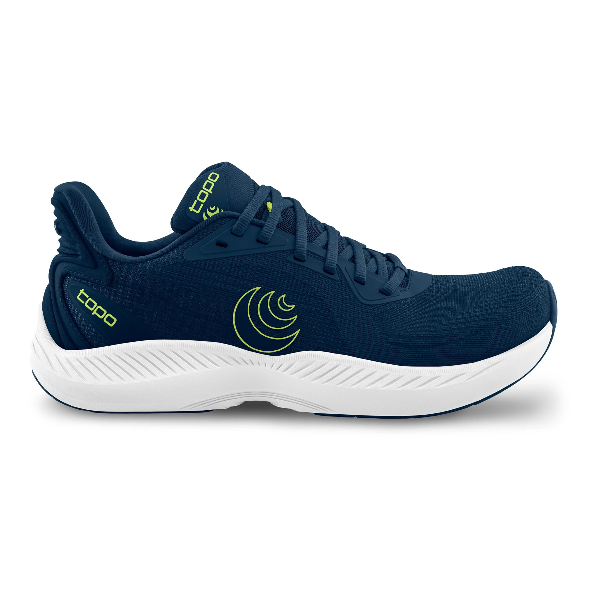 Men's Topo Athletic Fli-Lyte 6 - Navy / Lime, Size: 12, Medium | Footwear - Road Runner Sports
