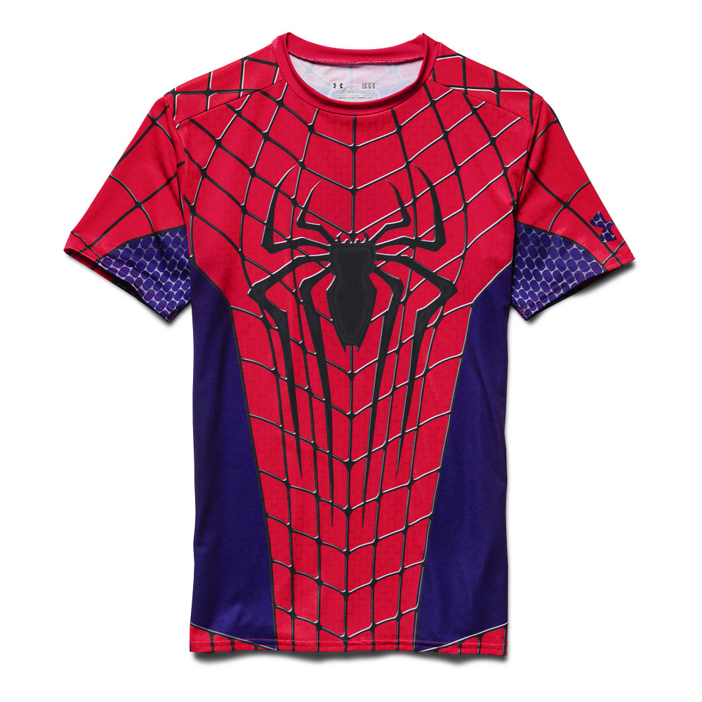 Under armour shop spiderman shirt