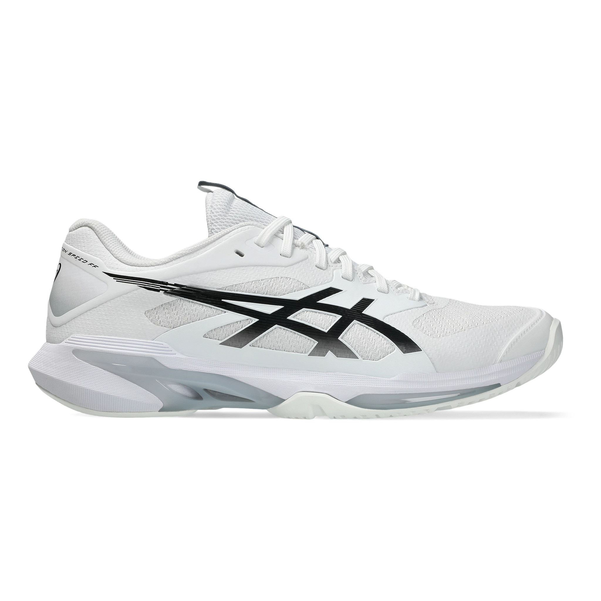 Men's ASICS Solution Speed FF 4 - White / Black, Size: 10, Medium | Footwear - Road Runner Sports